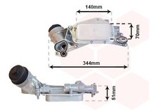 VAN WEZEL ÖLKÜHLER MOTORÖL KÜHLER passend für ALFA ROMEO 159 CHEVROLET AVEO