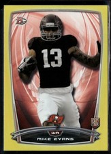 2014 BOWMAN ROOKIES GOLD #66 MIKE EVANS #/399 RC BUCCANEERS