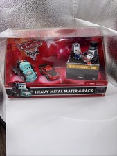 Disney Pixar Cars Toon Heavy Metal Mater 4-Pack New Sealed MPN T9647