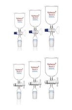 Zylindrischer Tropftrichter 50ml-1000ml Borosilikatglas NS 24/29 PTFE/Glas