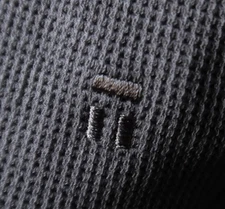 Tommy John Loungewear Gray Hoodie Waffle Stretch (M) NEW! 😎