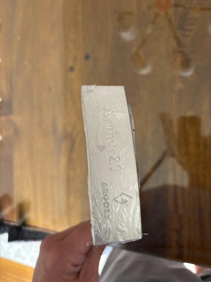 Putter ARGOLF Arthur 2.0 Limited Edition Japon - 34 Pouces, Acier Carbone, Droitier, Neuf Avec Boîte, Rare