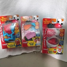 Mr. Potato head Parts 'n Pieces 3 sets-Santa, Birthday, safari NEW! UNOPENED