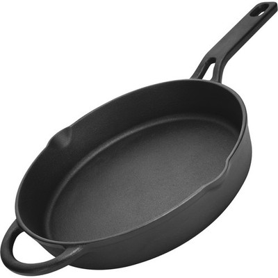 Cast Iron Skillets, Pre-Seasoned Heavy Duty Cast Iron Frying Pan, Large Cooking