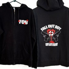 Fall Out Boy 'old fob' Retro Graphic Unisex Zip-up Hoodie S-5XL
