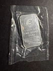 Vintage Engelhard Silver Bar 1 oz .999+ Fine GLOBE  Rare  Original Plastic #2