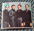 KRAFTWERK ITALY STICKER CARD ROCK POP MUSIC SORRISI E CANZONI TV 1980