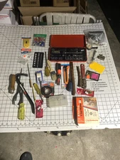 vintage hand tools and hardware lot Screws Wrenches Huge Lot B442