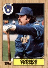 1987 Topps #495 Gorman Thomas