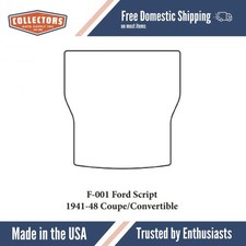 Trunk Rubber Floor Mat Cover For 1941-1948 Ford