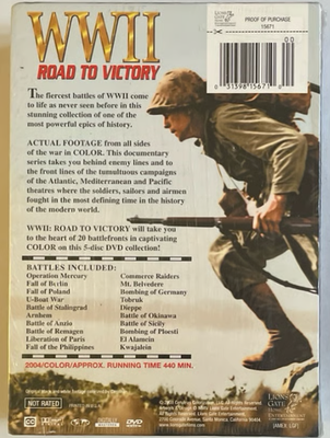 WWII - Road To Victory (DVD, 2004, 5-Disc Set) for sale online | eBay