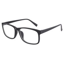 GQUEEN Fake Clear Glasses Non Prescription Medium, Classic-1p Matte Black