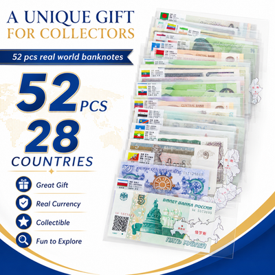 #ad US Lots 52 Pcs Different World Banknotes Paper Money Foreign UNC Collection Gift $19.33