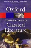 Oxford Companion To Classical Literature - Paperback - H245Z