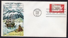 1963 Carolina Charter 300th (Scott 1230) - Glory Cachet FDC TF998
