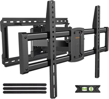 Full Motion 37-90'' TV Wall Mount Bracket Holds 150 lbs Swivel Tilt Extension