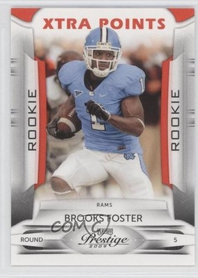 2009 Playoff Prestige Xtra Points Red 87/100 Brooks Foster #117 Rookie RC 0e1