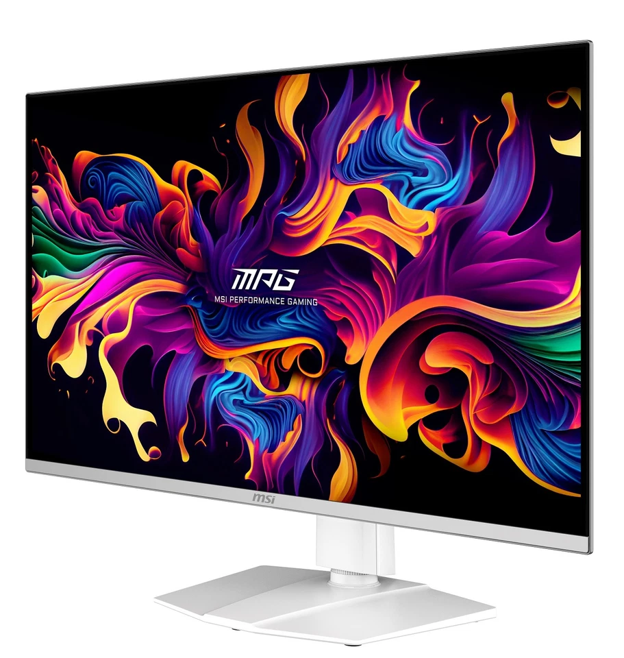 MSI MPG 321URXW QD-OLED 32" UHD Gaming Monitor, 240Hz/0.03ms HDR400 G-SYNC WHITE - Image 3 of 4