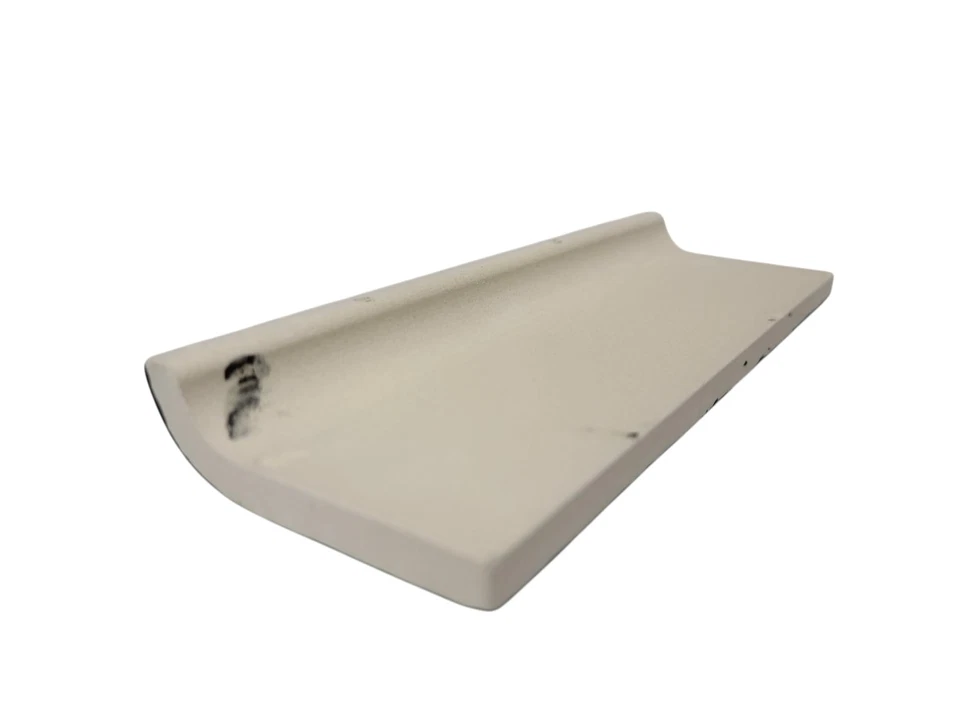 Azulejo de cerámica negro 2 x 6 pulgadas Bullnose tapa de barro borde de ajuste 2 x 6 pulgadas caja de tapa de barro 5... Foto 3 de 4