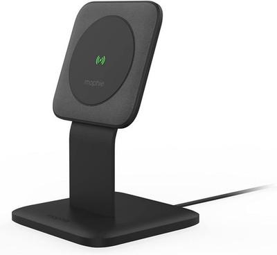 Mophie Snap+ 15W Fast Charge Wireless Charging Stand with MagSafe - Black