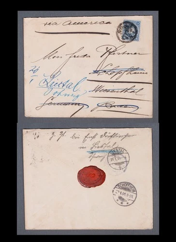 MayfairStamps Japan 1901 to Schopfheim Germany Forwarded to Liestal Switzerland