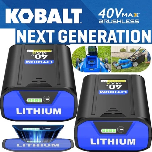 1~2PACK For Kobalt 40v MAX 8.0 Ah Extended Run Li-Ion Battery KB440-03 KB540-06