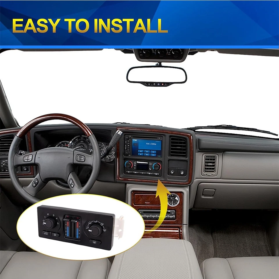 599-210XD AC Heater Climate Control Module For Chevrolet Silverado 2500 599210XD - Image 4 of 4