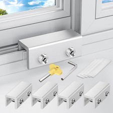 Window Locks4 Sets Sliding Window Lock with Key Window Locks for Up and Down ...