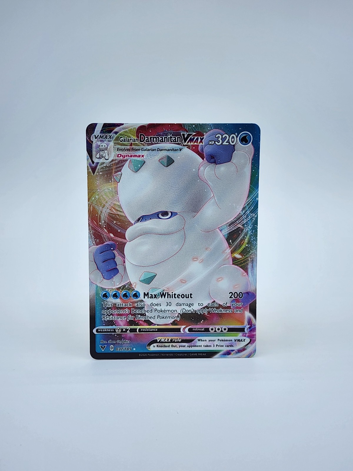 max whiteout pokemon card price Vivid Voltage 037/185 37/185 Galarian Darmanitan VMAX Ult – Brokenvase Games The item may be similar but not exactly the same as the image (e.g Pokémon - Galarian Darmanitan VMAX