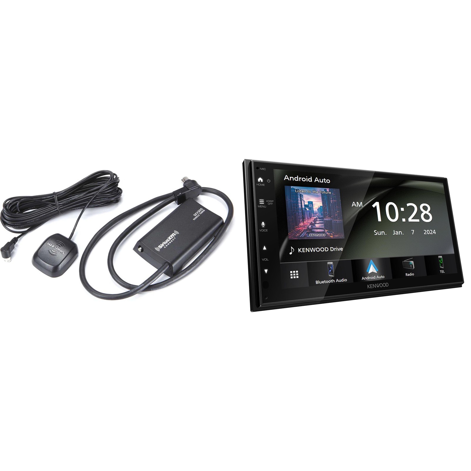 Kenwood DMX4710S MultiMedia Receiver with SXV300v1 Connect Vehicle Tuner Kit