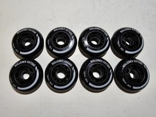 Rollerex VXT500 Inline Skate Replacement Wheels Black 72mm 85A 8 Wheels