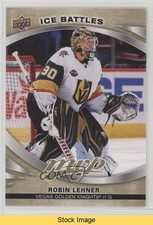 2023-24 Upper Deck MVP Gold Ice Battles Robin Lehner #132 READ 1j1i
