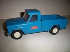 Vintage Tonka Blue Jeep Pickup Truck Pressed Steel Toy