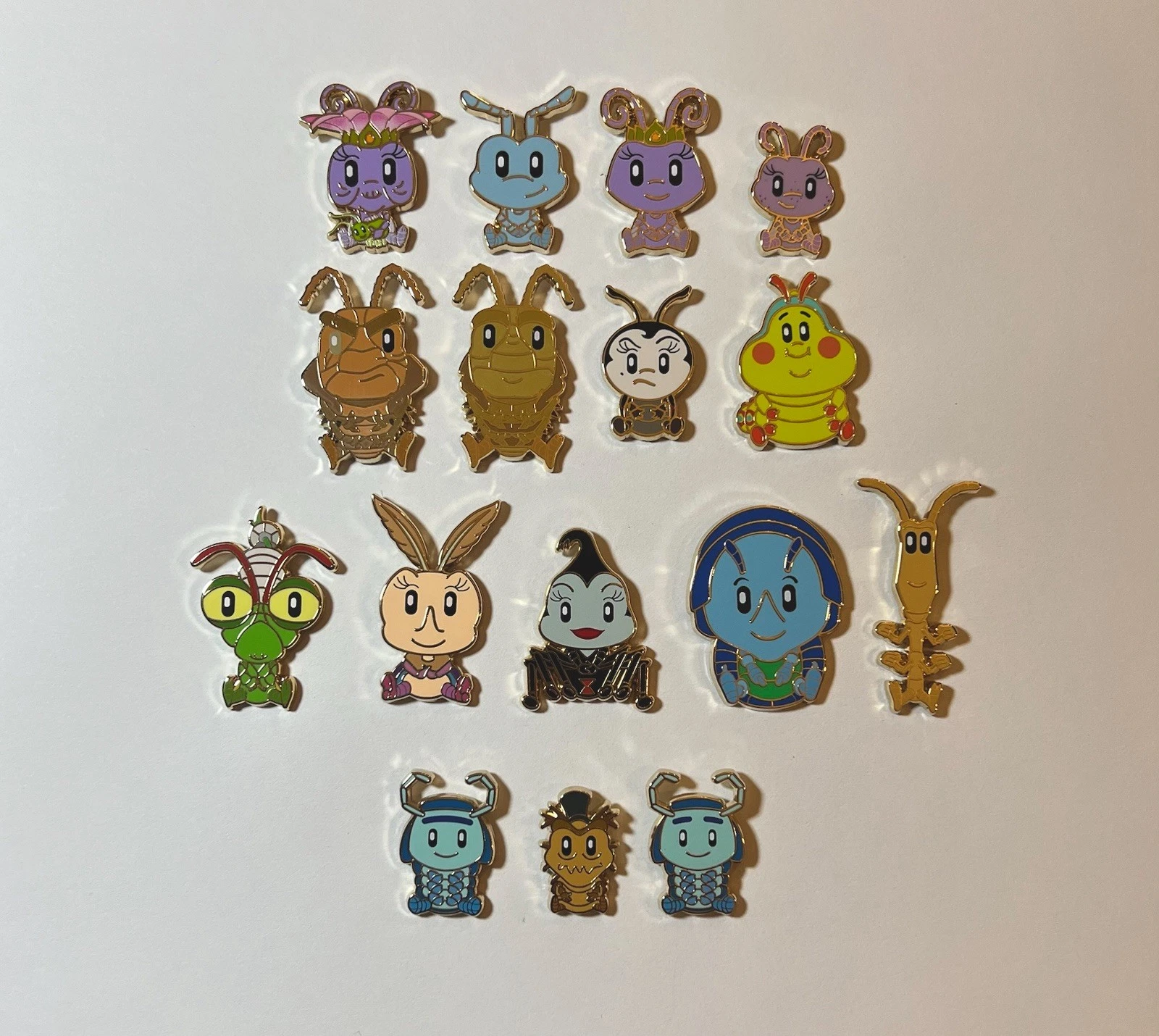 Bugs Life Adorbs Pins Full Set