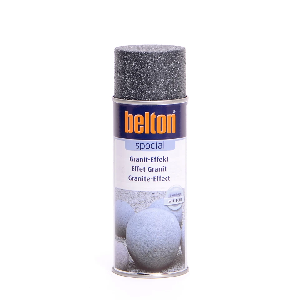 Granit-Effekt obsidianschwarz 400ml Lackspray Belton Special Sprühdose 323355