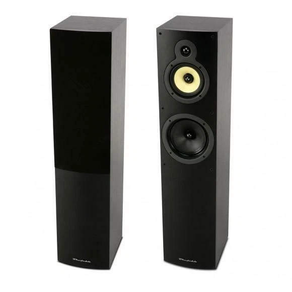 Wharfedale Crystal 4.3 Floorstanding Speakers Black Walnut White Finishes