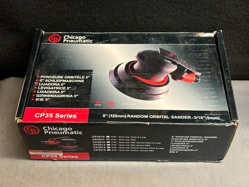 Chicago Pneumatic CP3511 5" Random Orbital Sander - 3/16"(5mm) w/ Spectra Discs - Picture 10 of 14