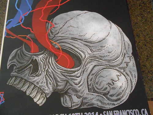 TOOL San Francisco California March 12th 2014 L.E. Poster 18x25" Adam Jones Rare - Picture 9 of 12