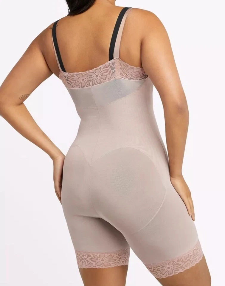 Women's Maidenform Ultra Sculpts Fajas Colombianas Open Bust Romper Size L NWT - Image 2 of 4