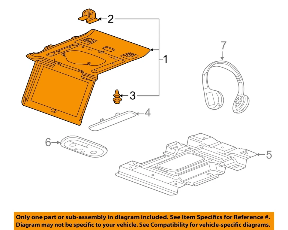 Pantalla de infoentretenimiento usada se adapta a: Chevrolet Tahoe 2016 pantalla de visualización entretenimiento Foto 3 de 4