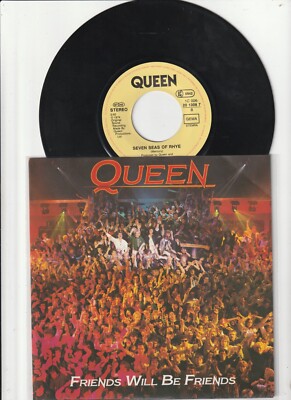 7'' Single - QUEEN  - Friends Will Be Friends - Seven Seas Of Rhye - EMI 1986