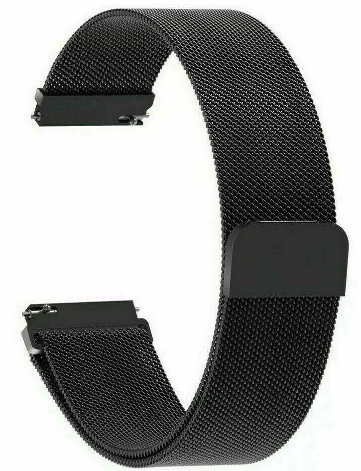 Milanese Armband für Samsung Watch 3 4 Huawei Garmin Metall Magnet 20mm 22mm