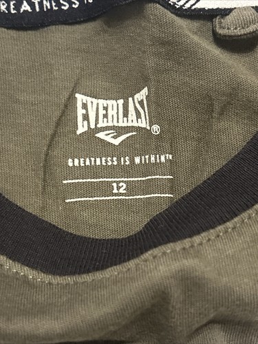 Everlast Tshirt Size 12 - Picture 2 of 2
