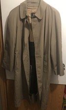 Austin Reed Of Regent Trench Coat Men's Sz 42R Made In USA Removable Liner