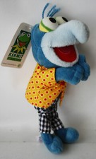 RARE VINTAGE 90'S GONZO 9" PLUSH CLIP ON HANDS TOY KERMIT COLLECTION MUPPETS NEW