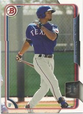 Nick Williams Texas Rangers 2015 Bowman Prospects