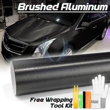Brushed Aluminum Black Gold Steel Vinyl Wrap Sticker Film Decal Sheet Diy Brushed Aluminum Black Gold Steel Vinyl Wrap Sticker Film Decal Sheet Diy