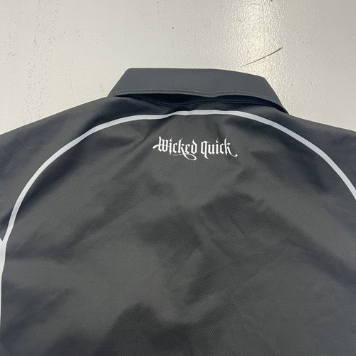 Joe Gibbs Racing 1/4 Zip Pullover Shirt NASCAR Black Team Issue Mens Size Large - Picture 13 of 14