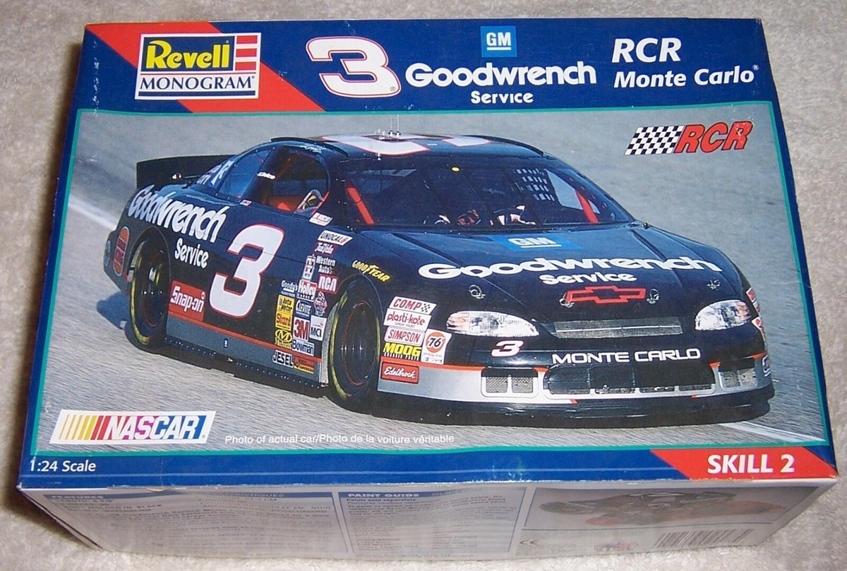 Revell Monogram 3 GM Goodwrench Service RCR Monte Carlo Model Kit