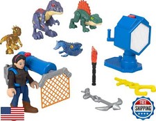 Fisher-Price Imaginext Jurassic World Dinosaurio Juguetes Evo-Scanner Multi-Pack 10